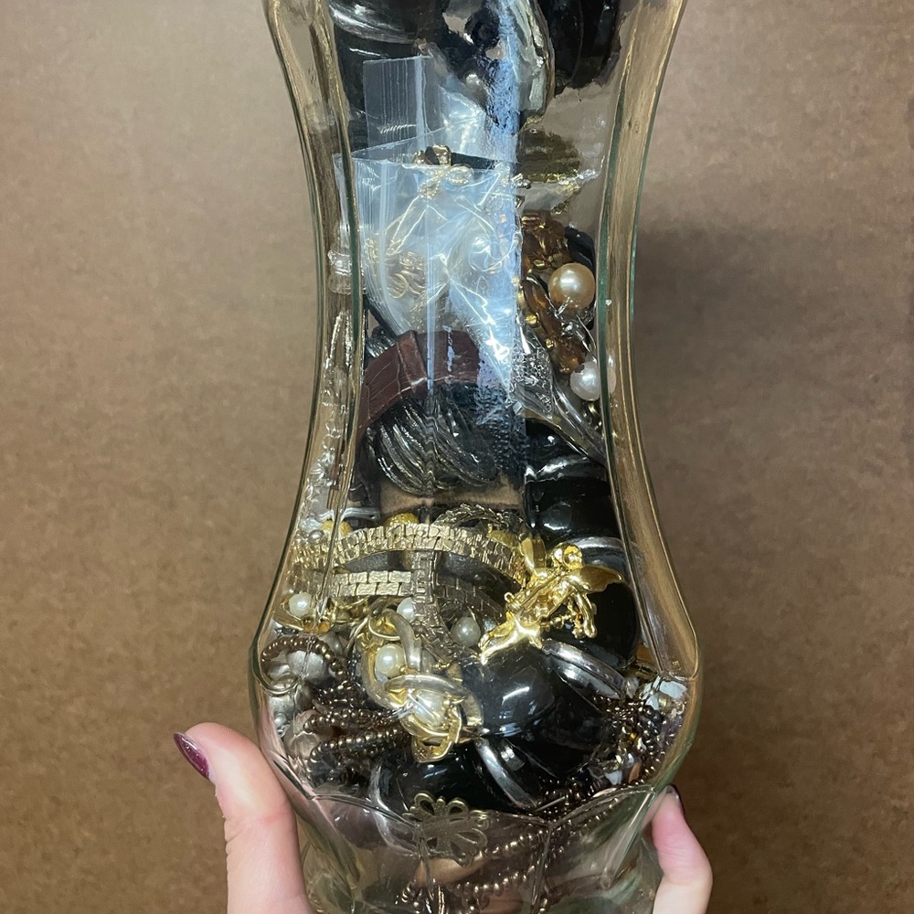 ALL wearable Fall Winter Neutral mystery jewelry vase variety vintage modern w…